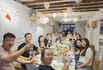 Shenler Sales team's celebrate party
