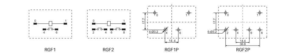 RGF Power Relay Wiring Diagrams