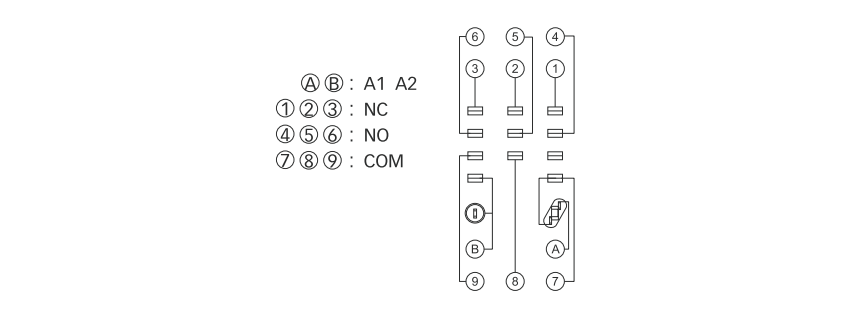 SEB11-E REH Socket Connection Diagrams