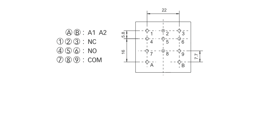 SEB11-P REH Socket Connection Diagrams