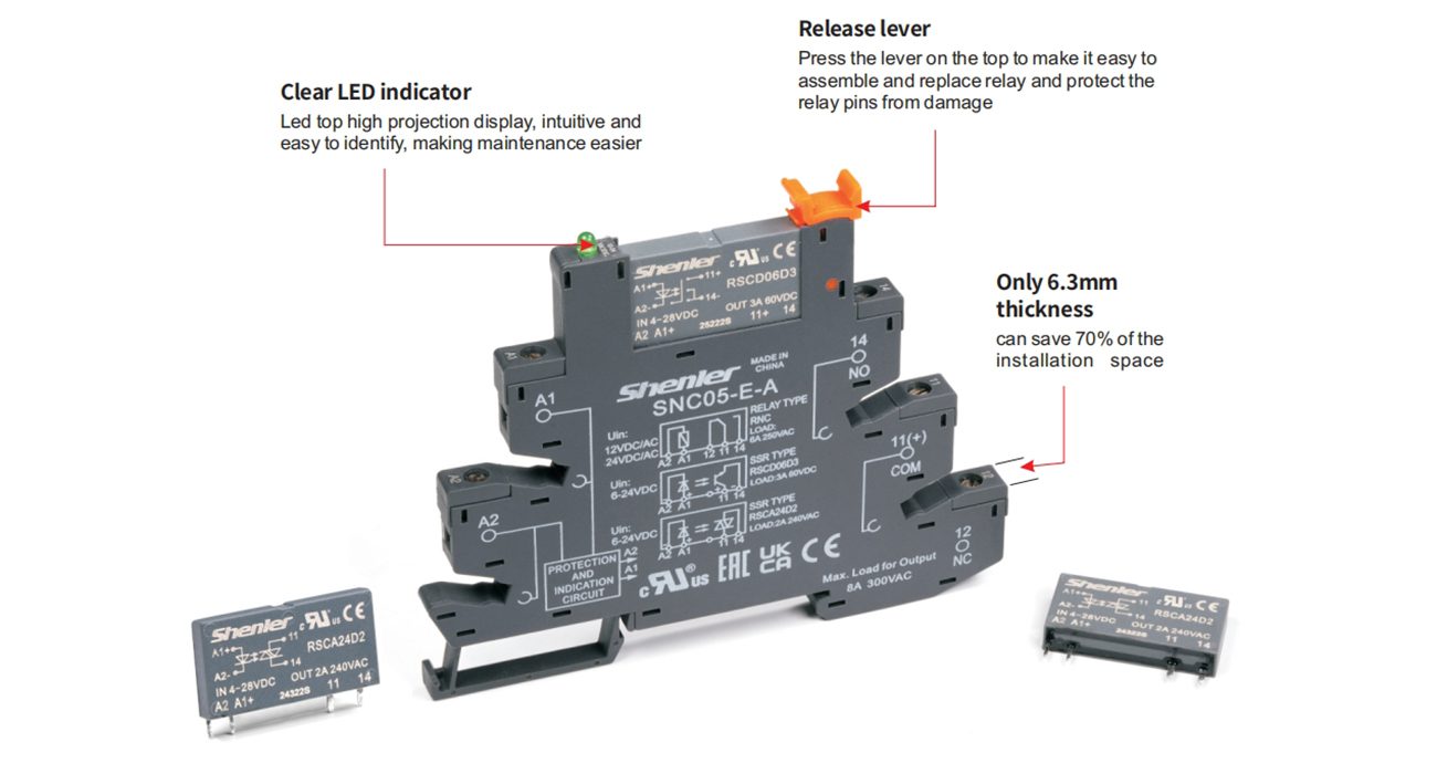 SNC0-E-A RSC Series Solid State Slim Relay
